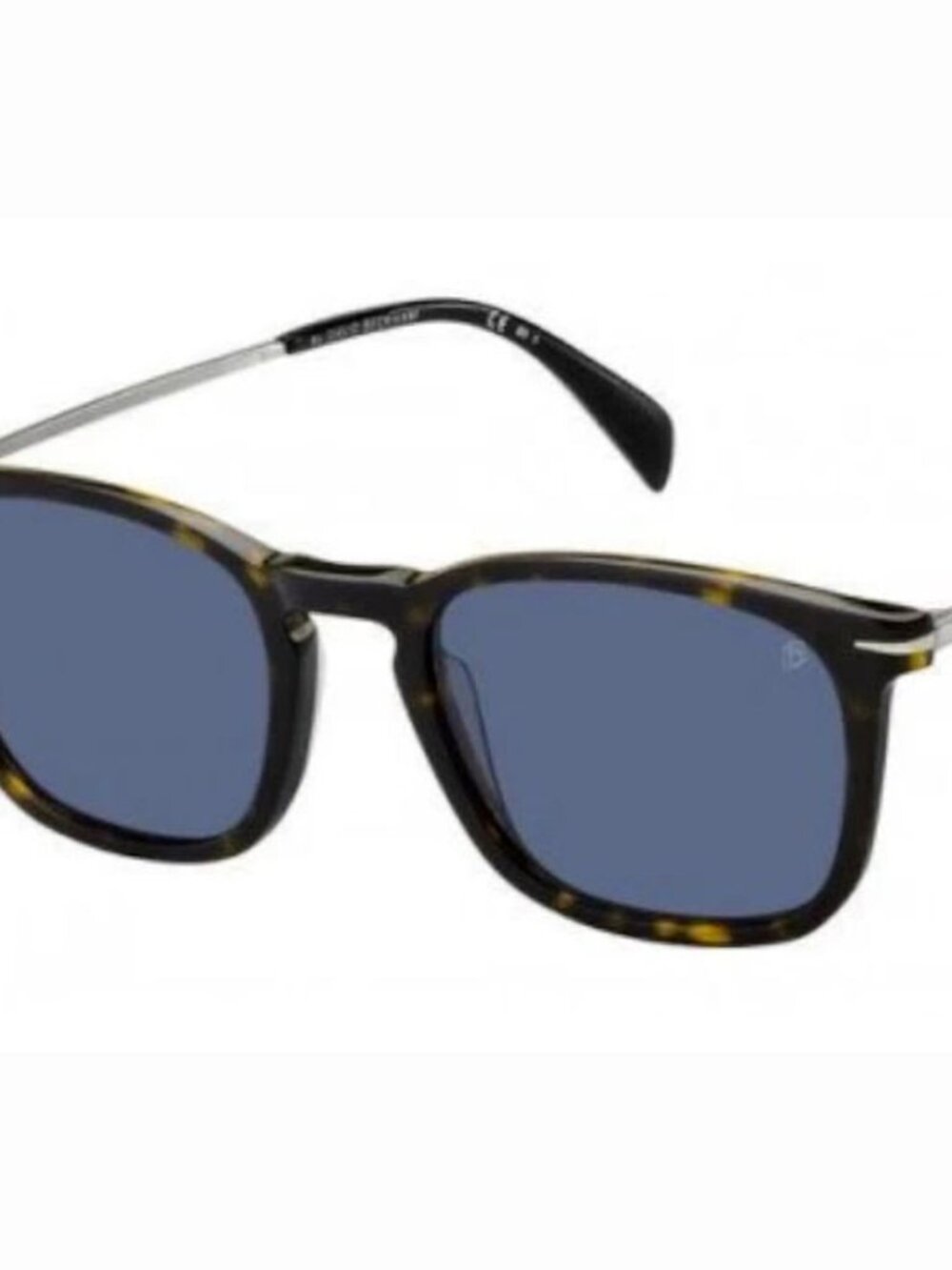 David Beckham DB1034 09G0/KU Men's Brown Palladium / Blue Sunglasses